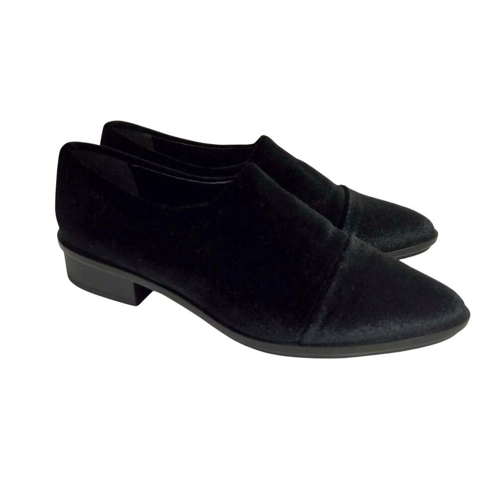 Rapisardi Ron White Black Velvet Loafer Size 38/US 7.5 Italy Gothic Luxury Vamp